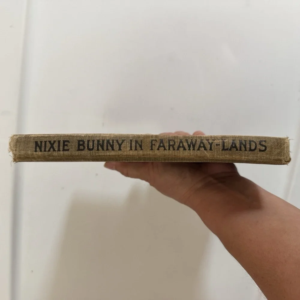 Nixie Bunny In Holiday Land by Sindelar 1917 Old Antique Vintage Children's Book